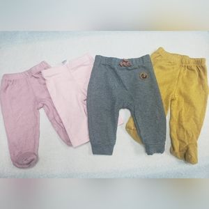 Baby Girl Pants Set 0-3 months